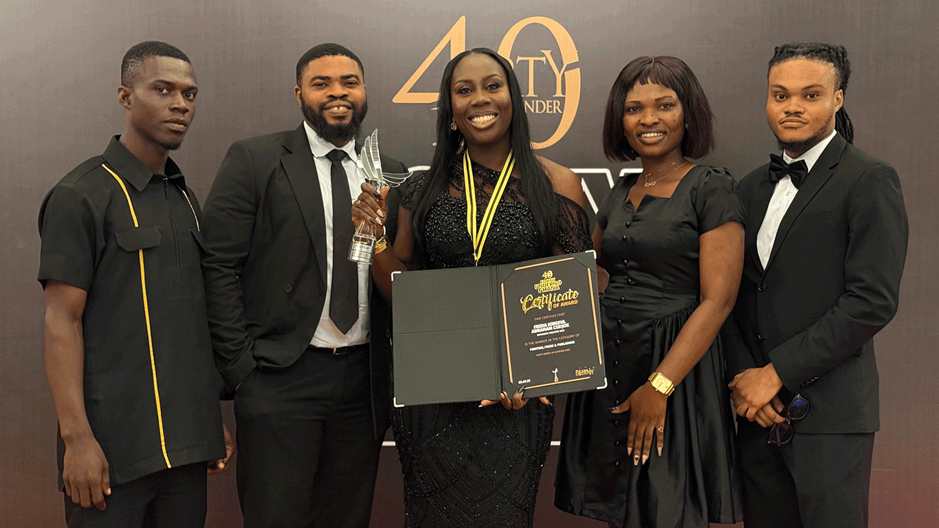 IMPAKERS CEO Wins Award In Printing, Press And Publishing At The Ghana Forty Under 40 Awards, 2025.