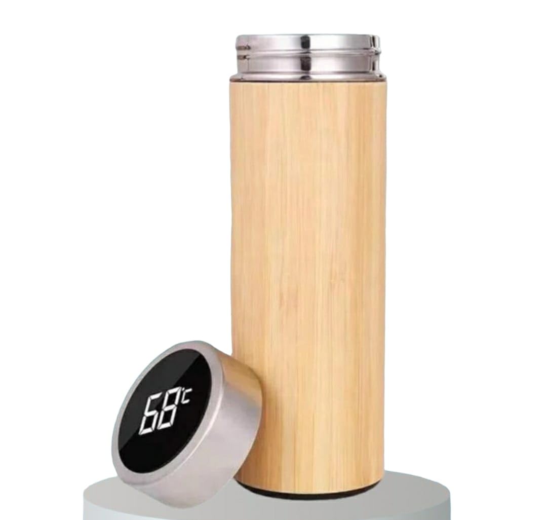 Wooden Temperature Flask