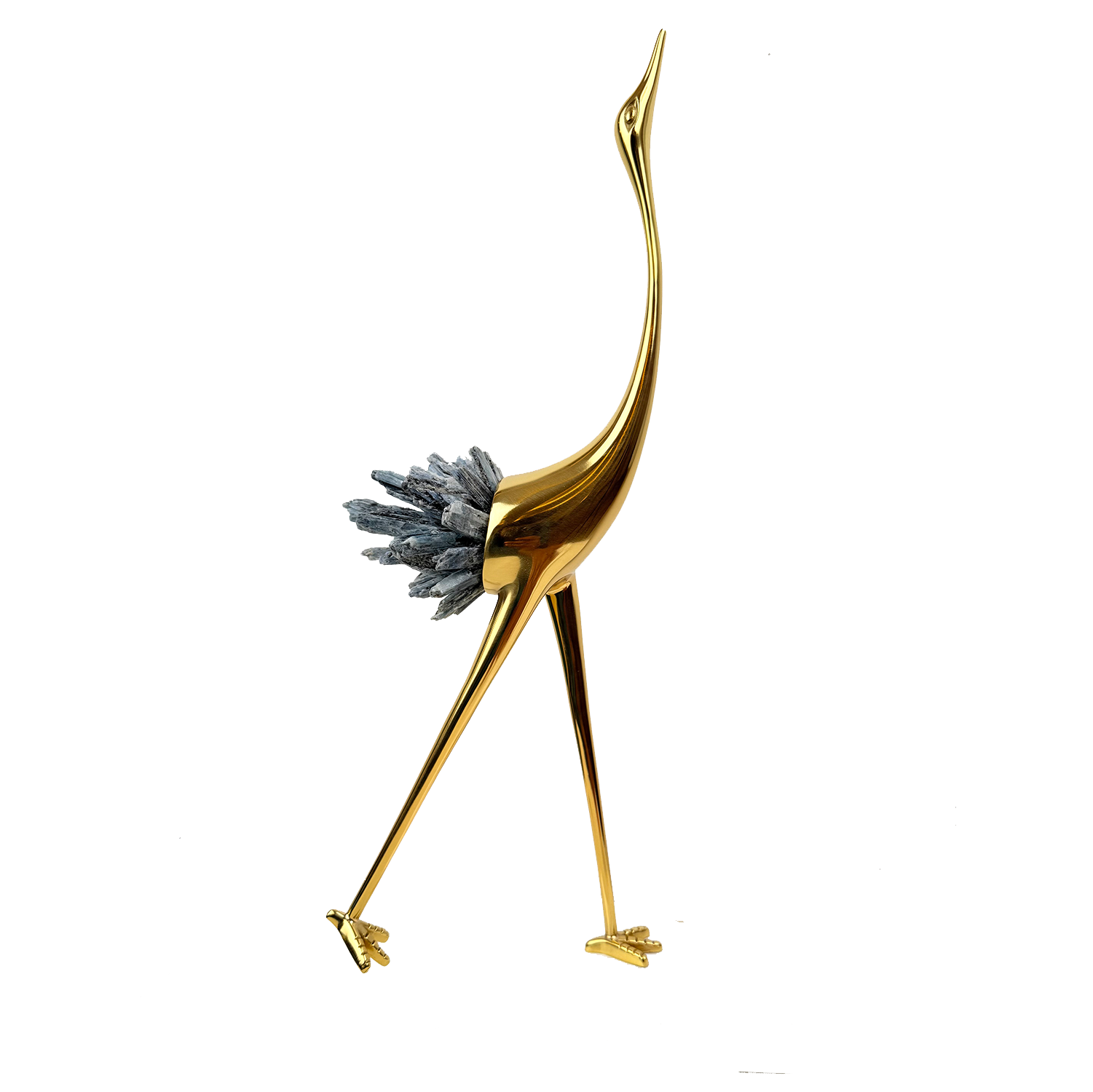 Sculpture Bird With Crystals