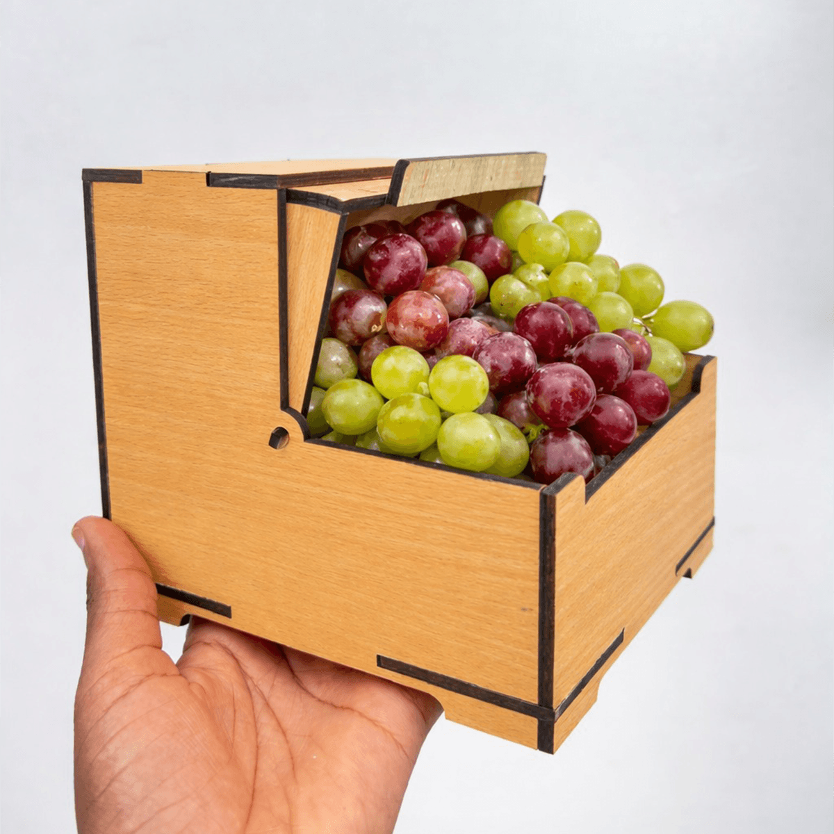 Wood Produce Display Box