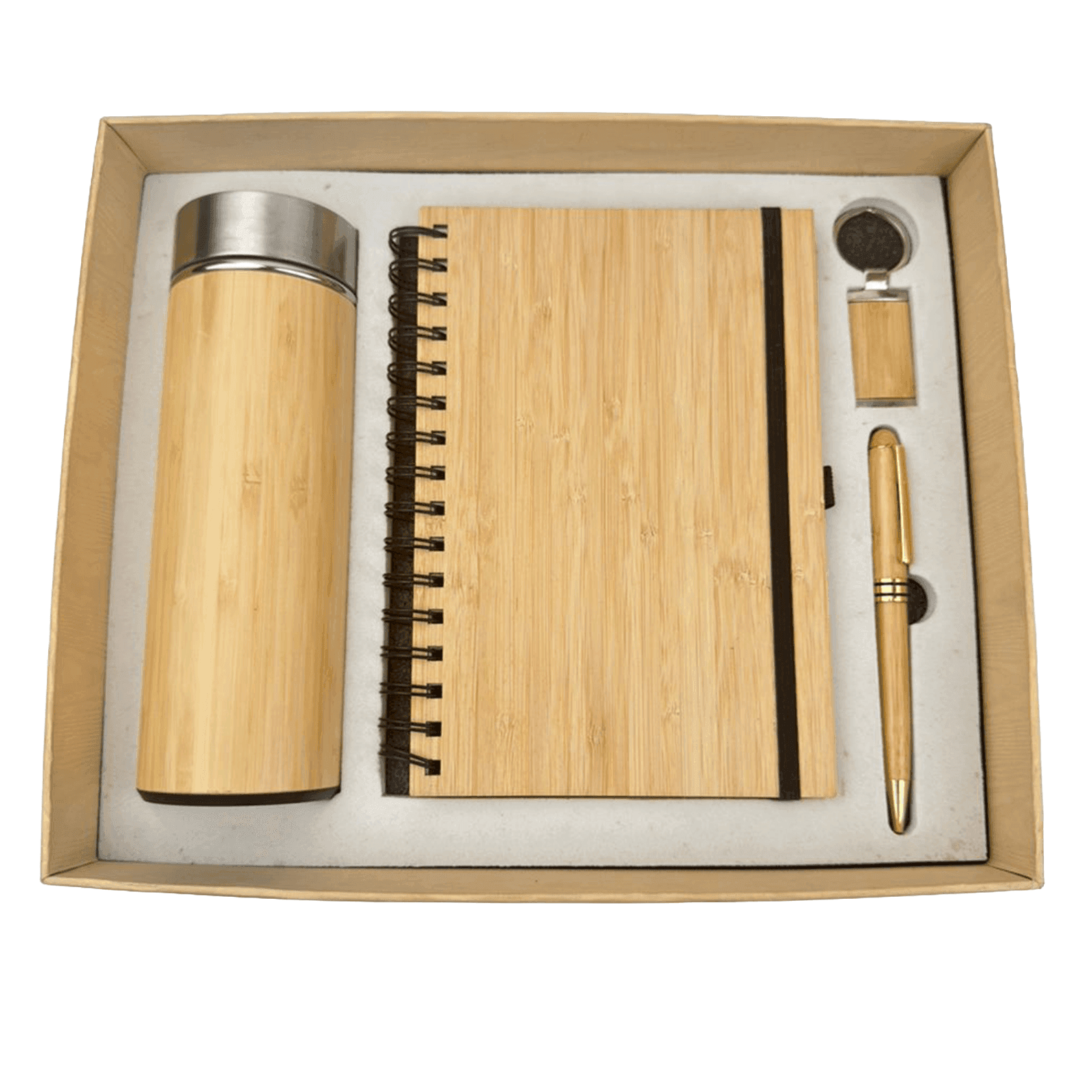 Customizable 4-In-1 Bamboo Giftset