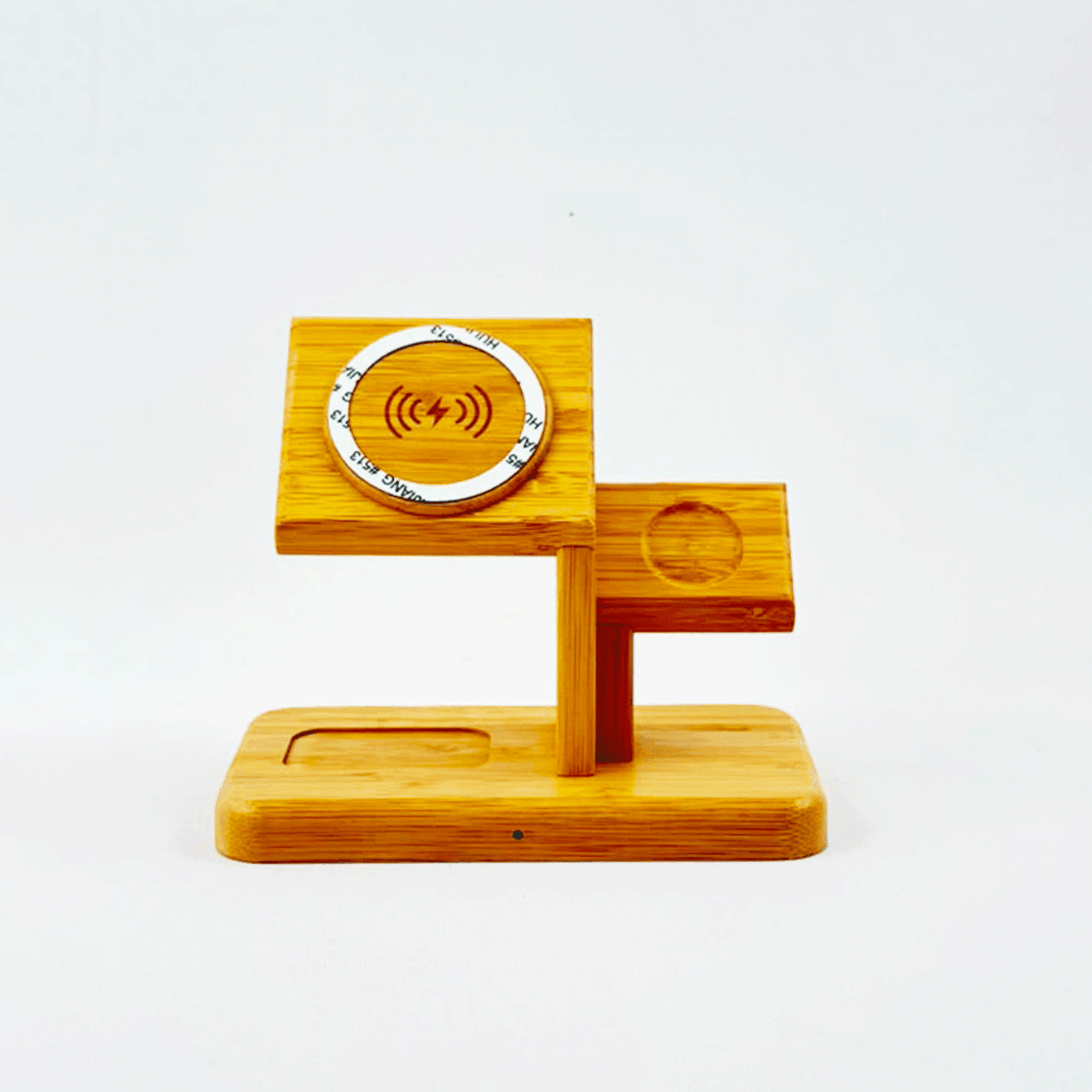 3-in-1 Bamboo Wireless Charging Station