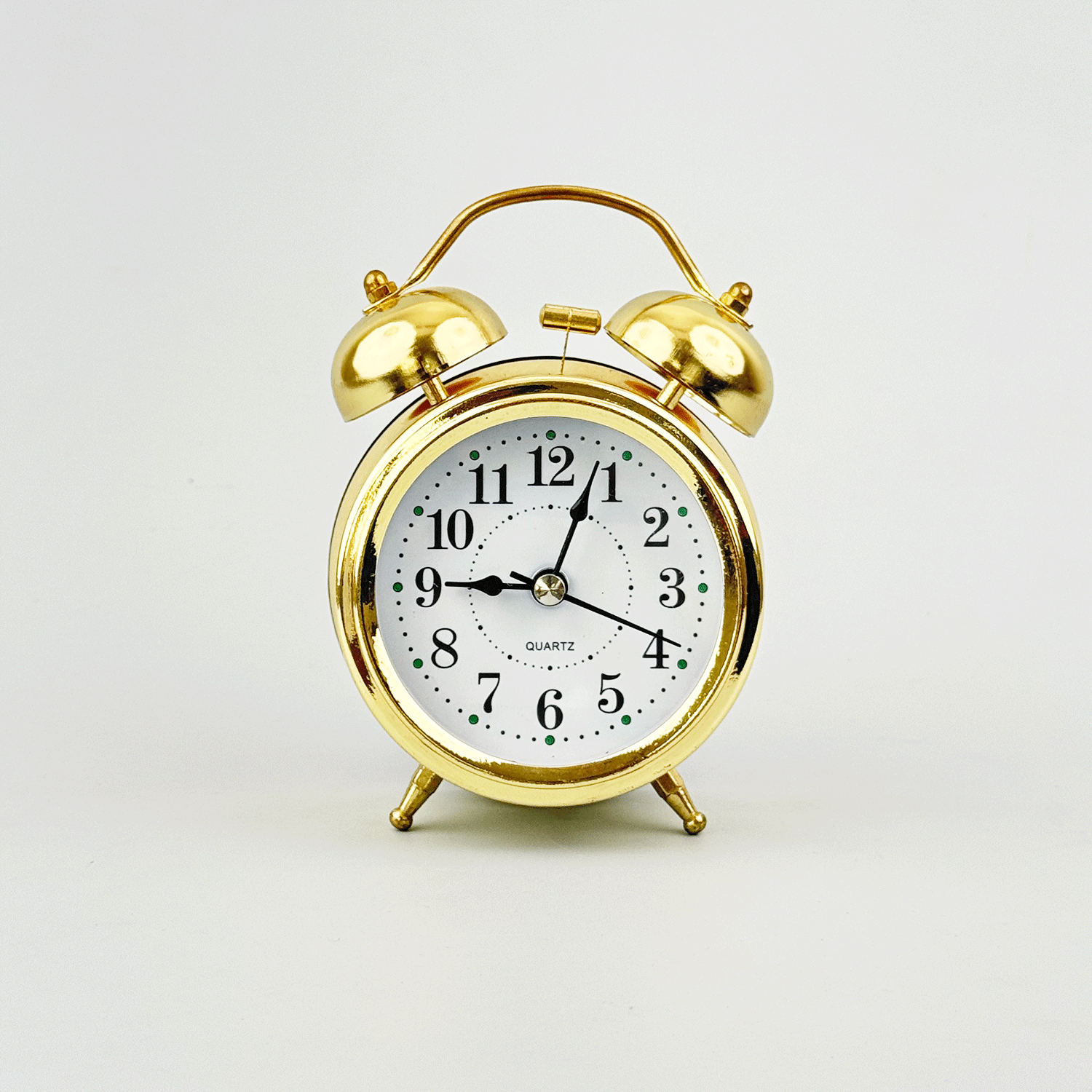 Classic Gold Desk Alarm Clock